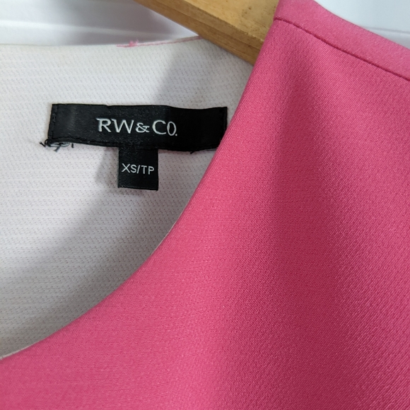 RW & Co. Pink Ruffle Dress US: XS - Picture 4 of 4